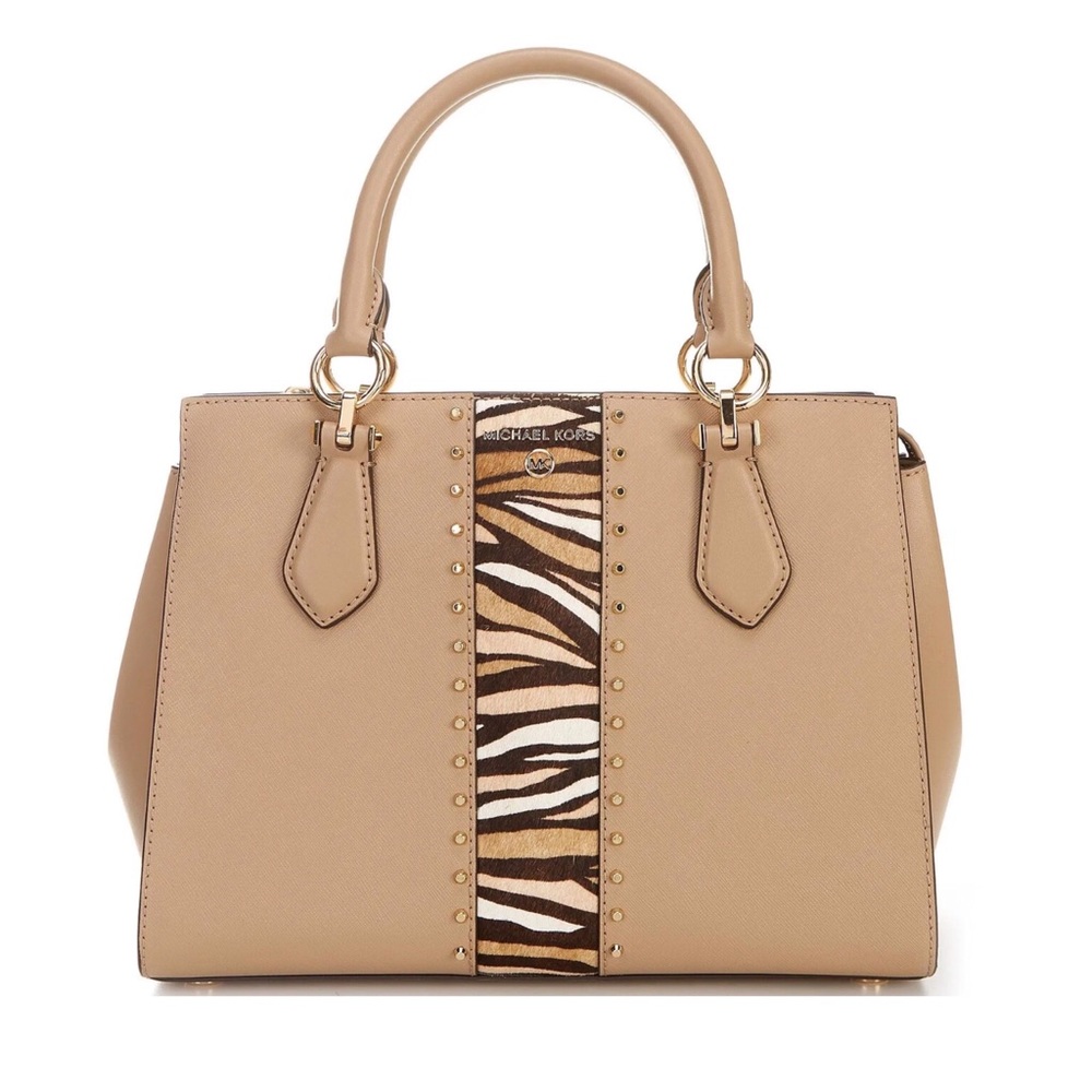 MICHAEL KORS HANDBAG # 30F3G6AS20 COLOR—CAMEL MULTI
